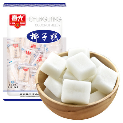 椰香沁心，海島滋味——春光食品200g*2袋裝海南特產(chǎn)椰子糕推薦